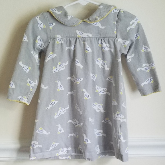 Mini Boden Other - Baby Boden | Flannel Duck Print Dress 12-18 Month